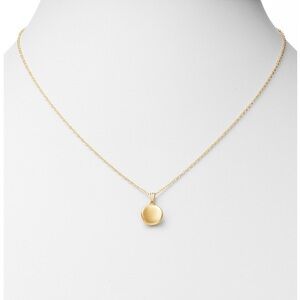 🎸BLOOMINGDALE’S🎸🔥NWT🔥Disc Pendant Necklace in 14K Yellow Gold, 18"
